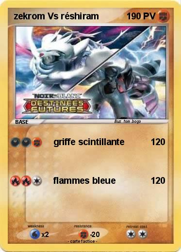 Pokemon zekrom Vs réshiram