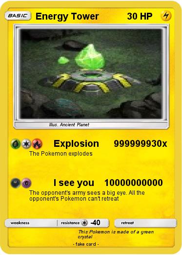 Pokemon Energy Tower