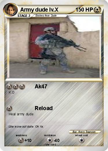 Pokemon Army dude lv.X