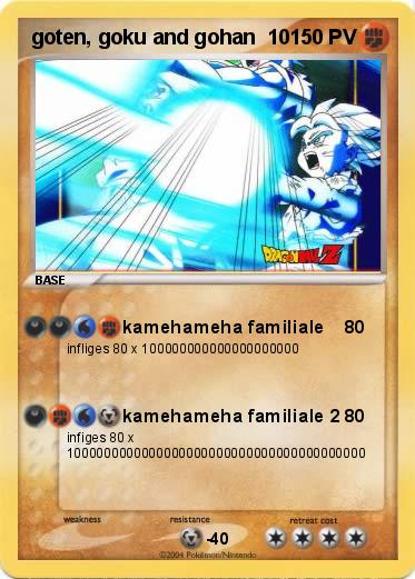 Pokemon goten, goku and gohan  10