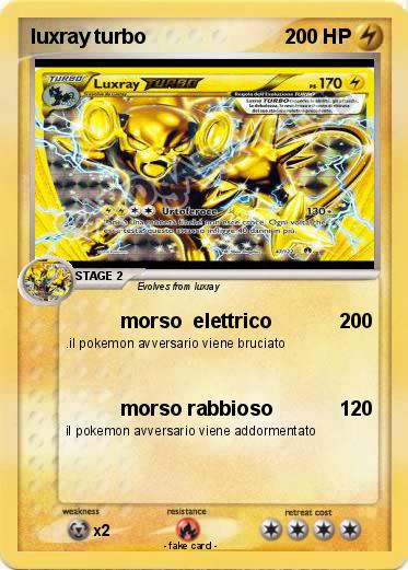Pokemon luxray turbo