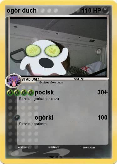 Pokemon ogór duch