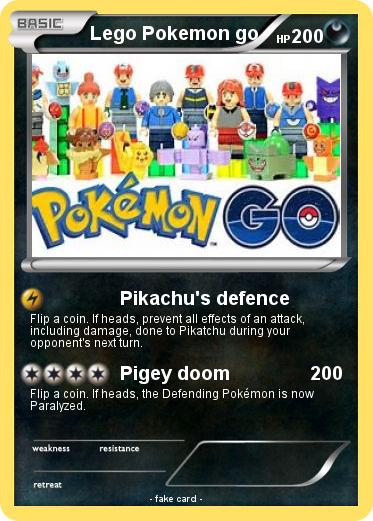 Pokemon Lego Pokemon go