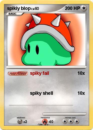 Pokemon spikiy blop