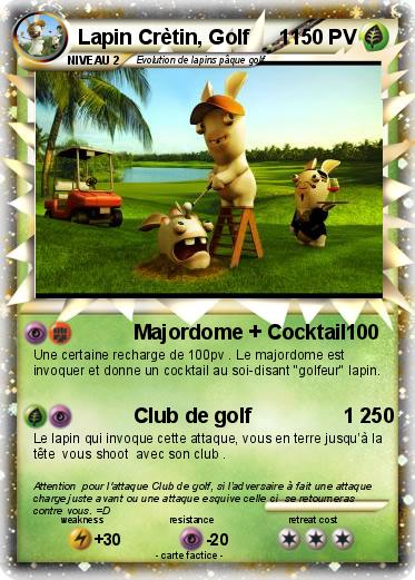 Pokemon Lapin Crètin, Golf     1