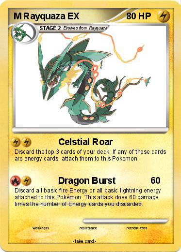 Pokemon M Rayquaza EX