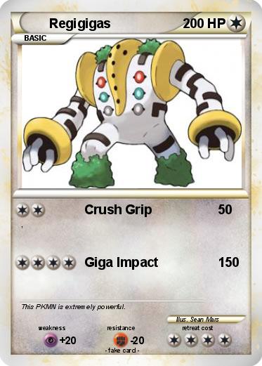 Pokemon Regigigas