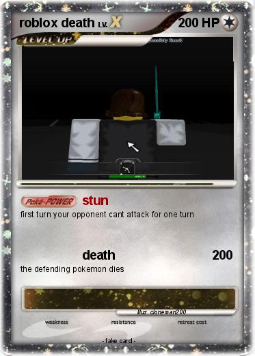 Pokemon roblox death