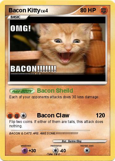 Pokemon Bacon Kitty