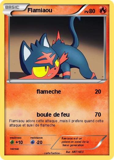 Pokemon Flamiaou