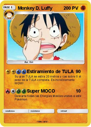 Pokemon Monkey D. Luffy