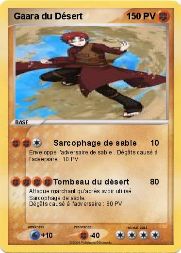 Pokemon Gaara du Désert