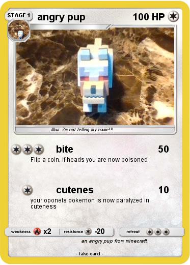 Pokemon angry pup
