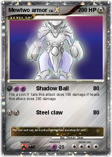 Pokemon Mewtwo armor