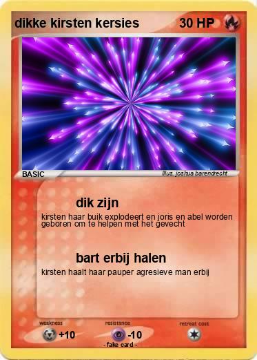 Pokemon dikke kirsten kersies