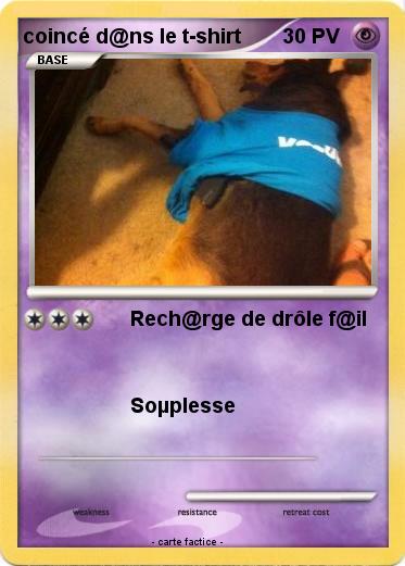 Pokemon coincé d@ns le t-shirt