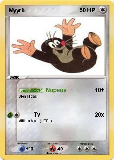 Pokemon Myyrä