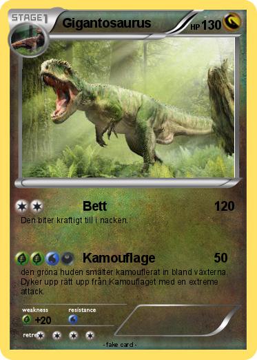 Pokemon Gigantosaurus