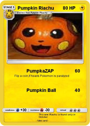 Pokemon Pumpkin Riachu