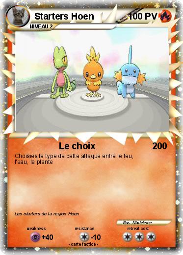 Pokemon Starters Hoen