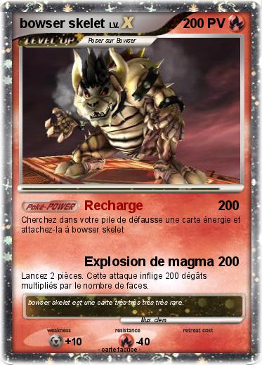 Pokemon bowser skelet