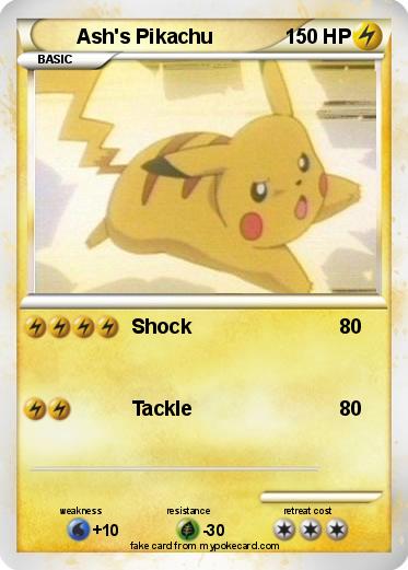 Pokemon Ash's Pikachu