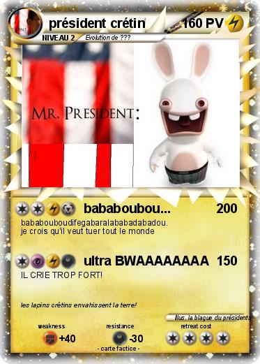 Pokemon président crétin