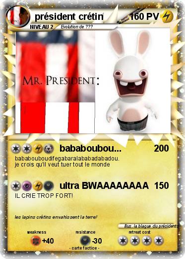 Pokemon président crétin