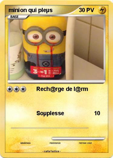 Pokemon minion qui pleµs