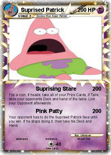 Pokemon Suprised Patrick