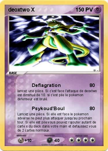 Pokemon deoxtwo X
