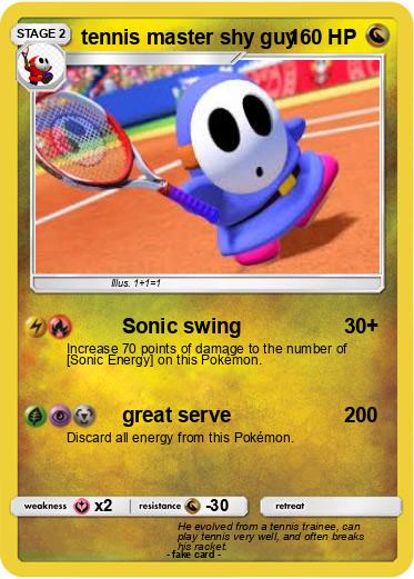 Pokemon tennis master shy guy