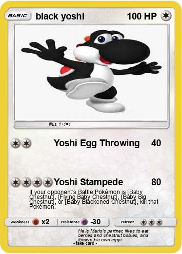 Pokemon black yoshi