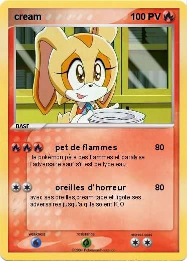 Pokemon cream