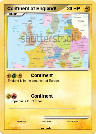 Pokemon Continent of England!
