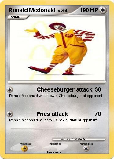 Pokemon Ronald Mcdonald