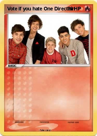 Pokemon Vote if you hate One Direction