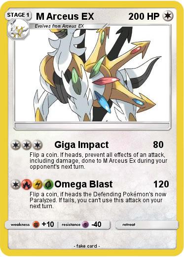 Pokemon M Arceus EX