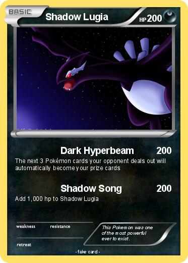 Pokemon Shadow Lugia