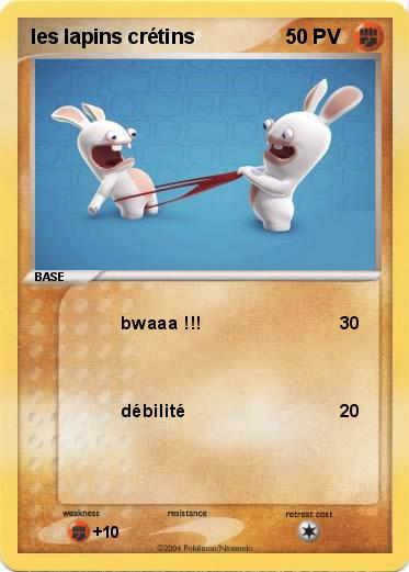 Pokemon les lapins crétins