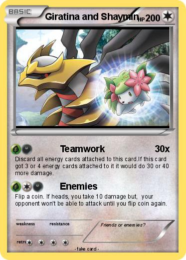 Pokemon Giratina and Shaymin