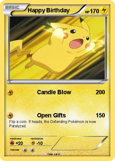 Pokemon Happy Birthday
