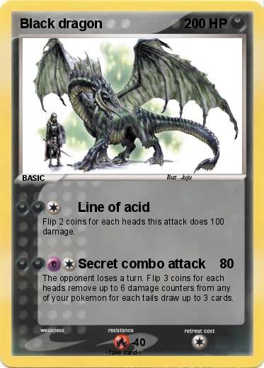 Pokemon Black dragon