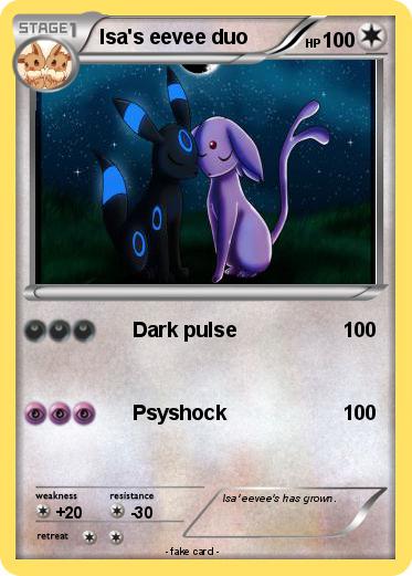 Pokemon Isa's eevee duo