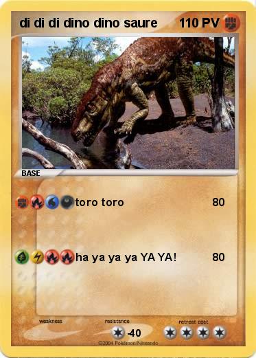 Pokemon di di di dino dino saure 