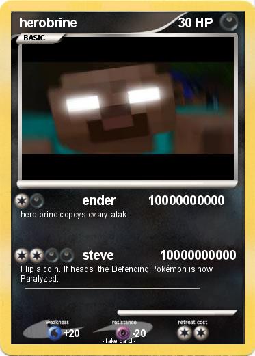 Pokemon herobrine
