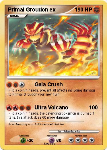 Pokemon Primal Groudon ex