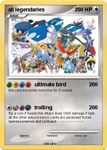 Pokemon all legendaries