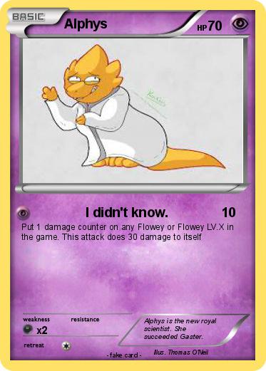 Pokemon Alphys