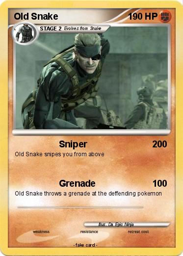 Pokemon Old Snake